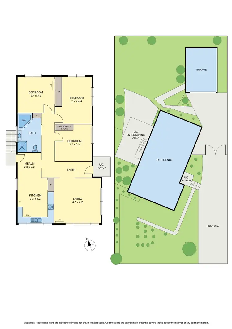 Floorplan of Homely house listing, 22 Hendricks Crescent, Jacana VIC 3047