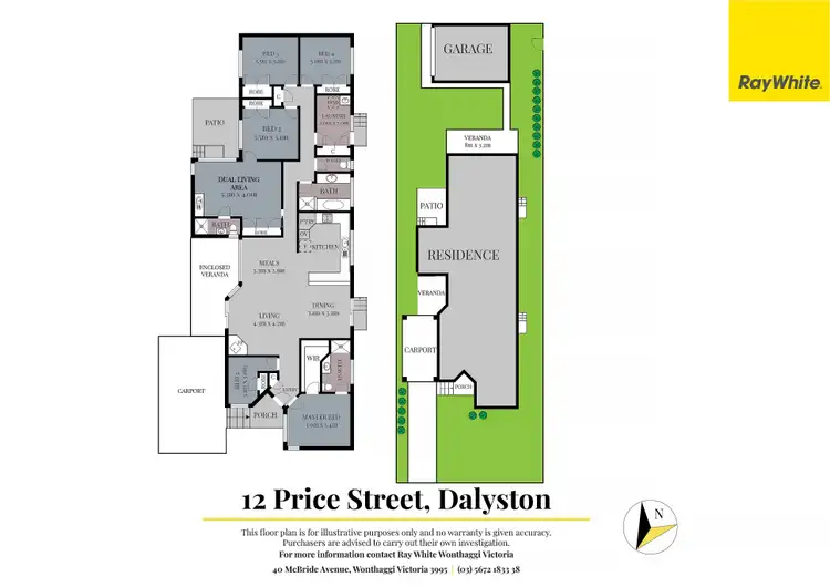 Floorplan of Homely house listing, 12 Price Street, Dalyston VIC 3992