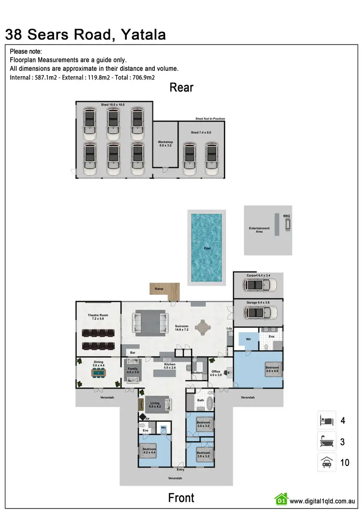 Floorplan of Homely house listing, 38 Sears Road, Yatala QLD 4207