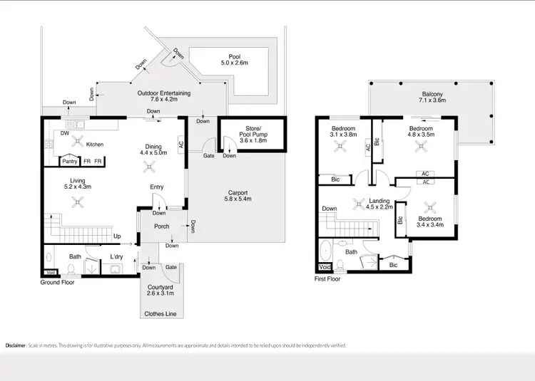 Floorplan of Homely unit listing, 3/35 Demco Drive, Broome WA 6725