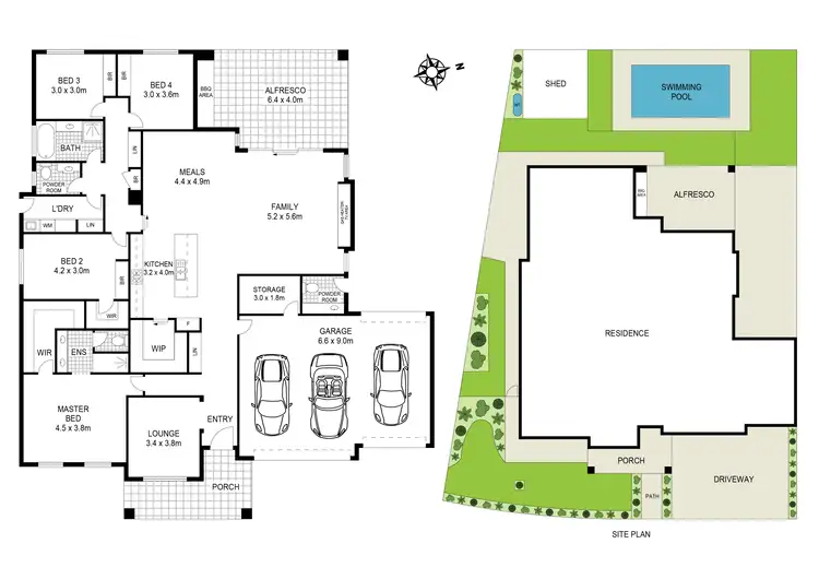 Floorplan of Homely house listing, 3 Clarence Way, Taylors Hill VIC 3037