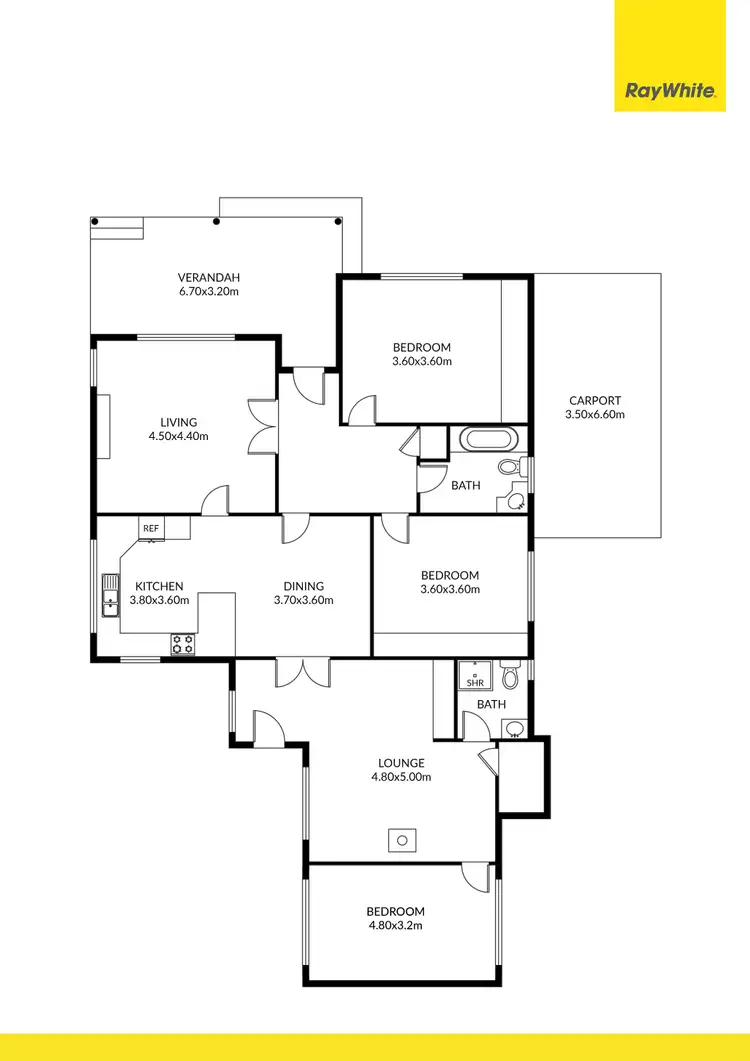 Floorplan of Homely house listing, 13 Apollo Street, Mansfield VIC 3722