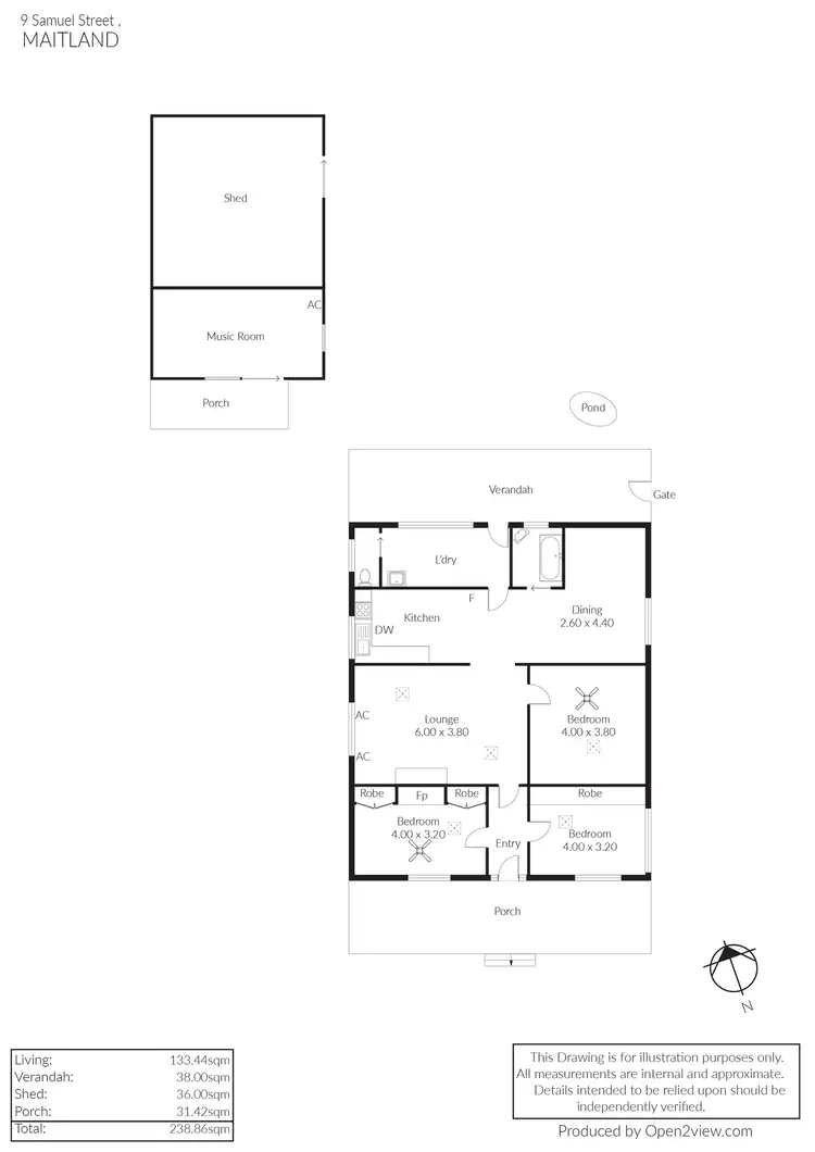 Floorplan of Homely house listing, 9 Samuel Street, Maitland SA 5573