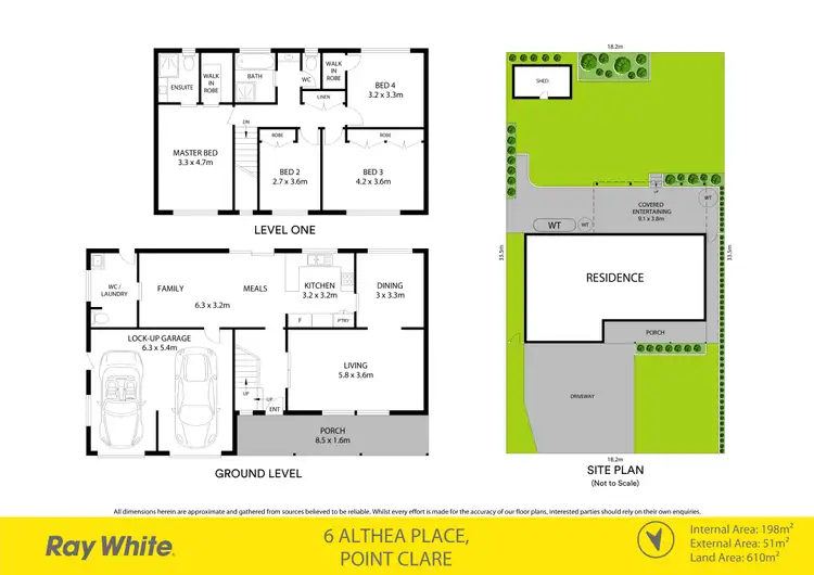 Floorplan of Homely house listing, 6 Althea Place, Point Clare NSW 2250