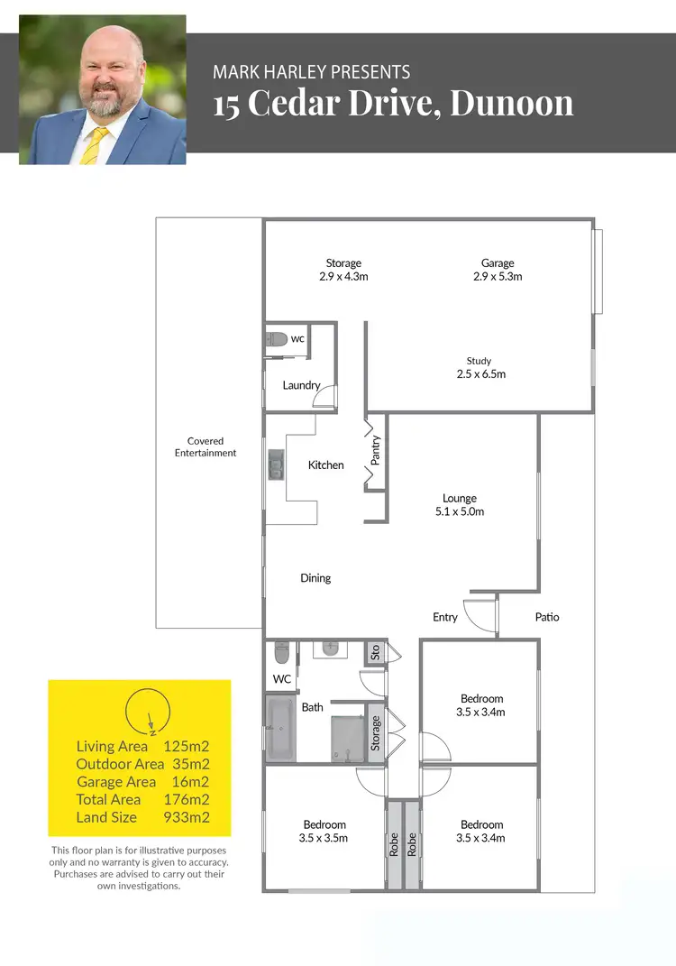 Floorplan of Homely house listing, 15 Cedar Drive, Dunoon NSW 2480