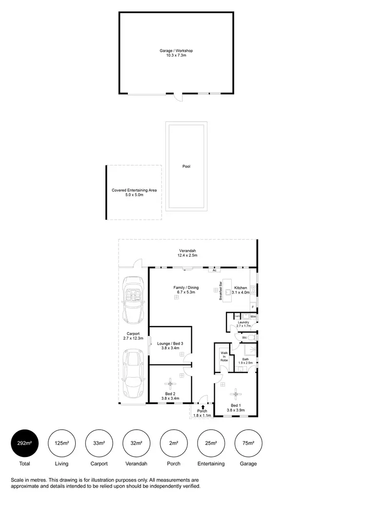 Floorplan of Homely house listing, 9 Koowarra Terrace, Largs North SA 5016