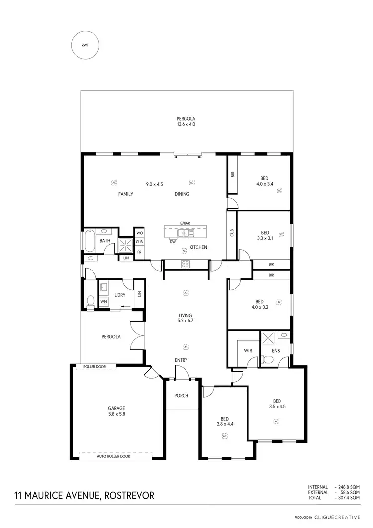 Floorplan of Homely house listing, 11 Maurice Avenue, Rostrevor SA 5073
