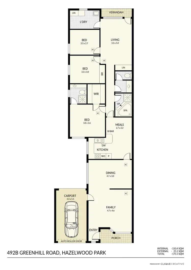 Floorplan of Homely house listing, 492B Greenhill Road, Hazelwood Park SA 5066