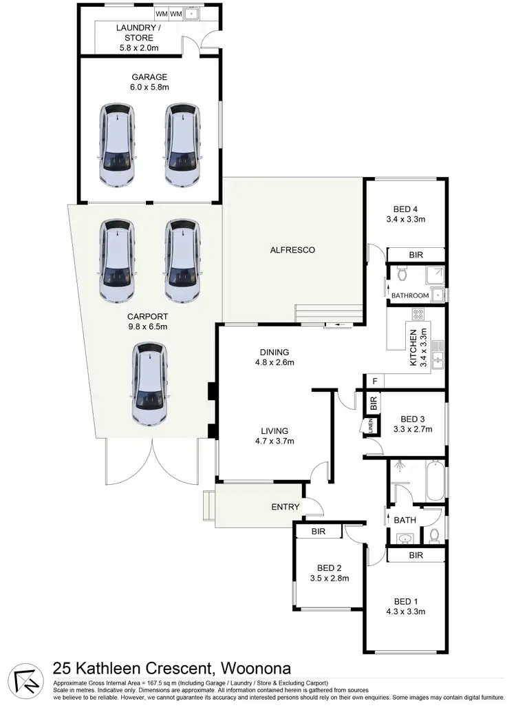 Floorplan of Homely house listing, 25 Kathleen Crescent, Woonona NSW 2517