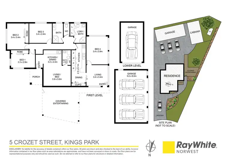 Floorplan of Homely house listing, 5 Crozet Street, Kings Park NSW 2148