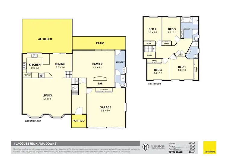 Floorplan of Homely house listing, 1 Jacques Road, Kiama Downs NSW 2533