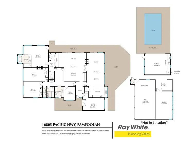 Floorplan of Homely rural property listing, 16805 Pacific Highway, Pampoolah NSW 2430