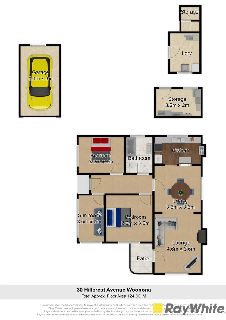 Floorplan of Homely house listing, 30 Hillcrest Avenue, Woonona NSW 2517
