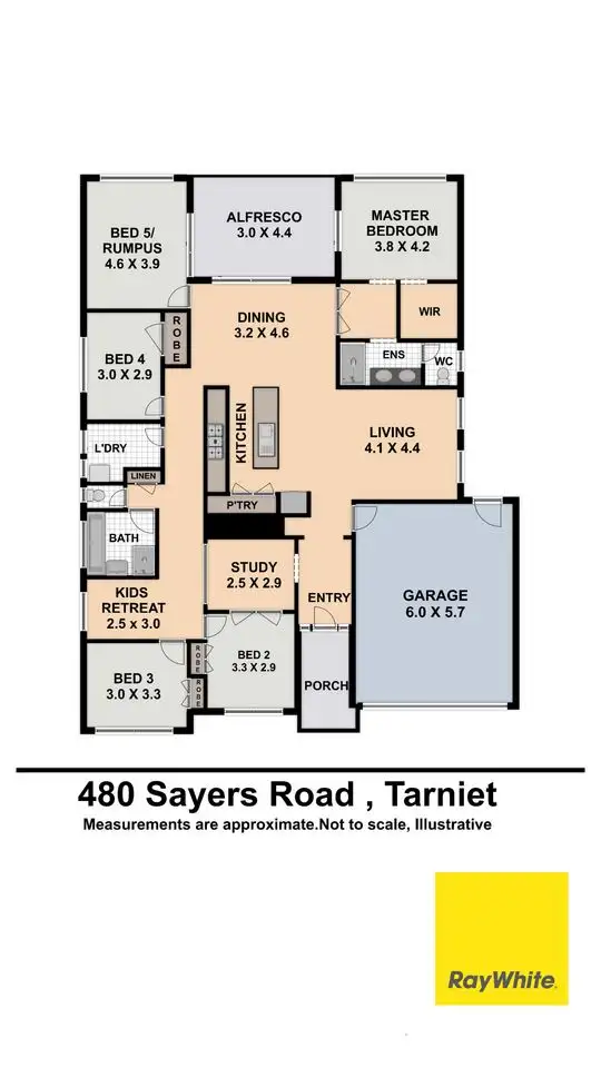 Floorplan of Homely house listing, 480 Sayers Road, Tarneit VIC 3029
