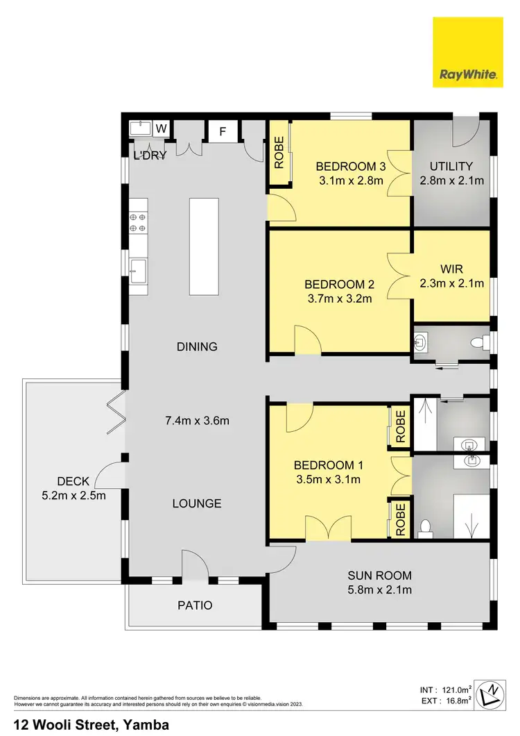 Floorplan of Homely house listing, 12 Wooli Street, Yamba NSW 2464