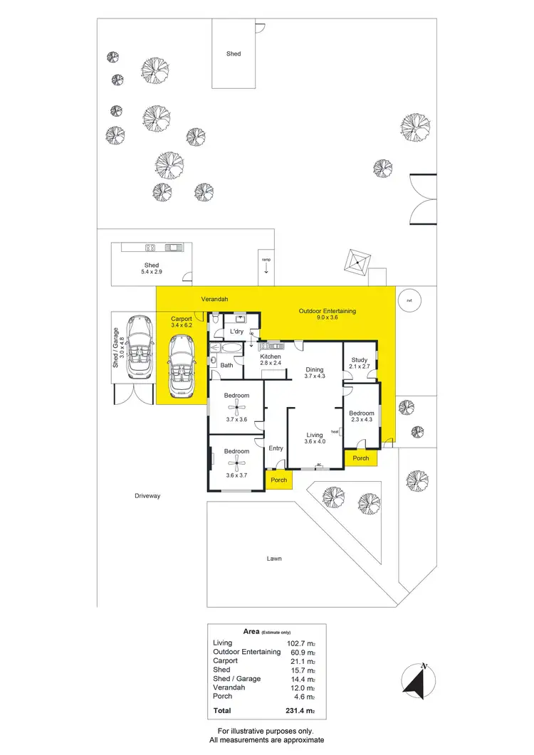 Floorplan of Homely house listing, 2 The Crescent, Blair Athol SA 5084