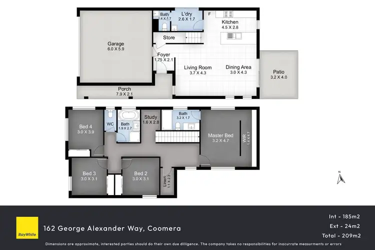 Floorplan of Homely house listing, 162 George Alexander Way, Coomera QLD 4209
