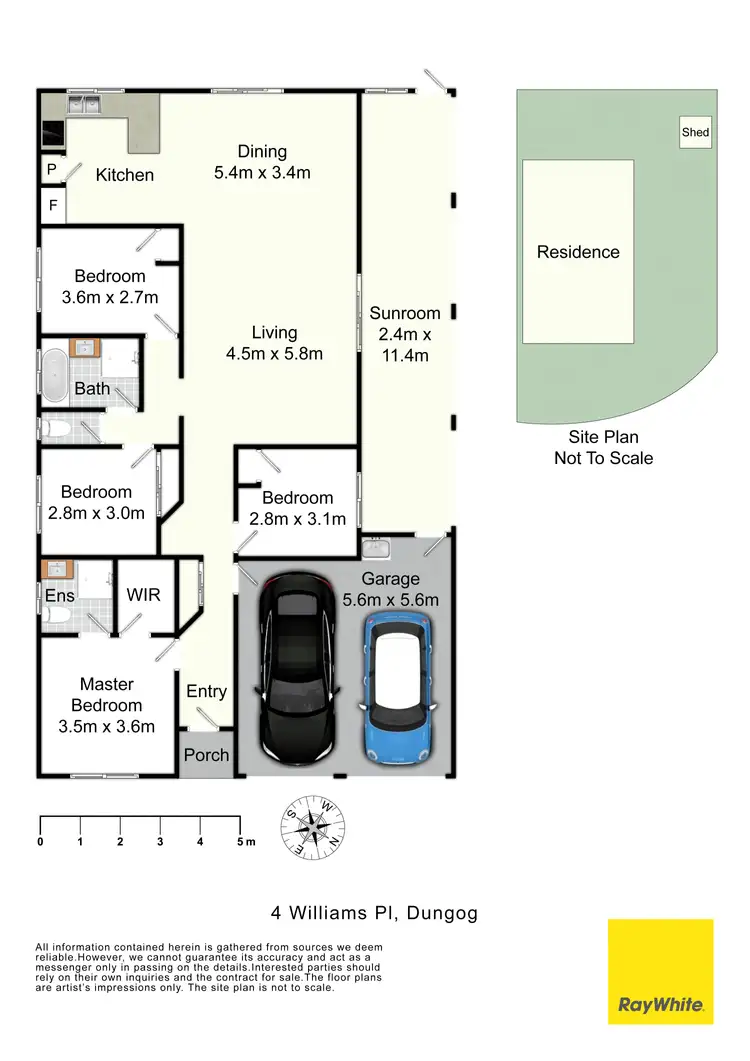 Floorplan of Homely house listing, 4 Williams Place, Dungog NSW 2420