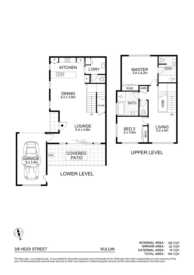 Floorplan of Homely unit listing, 3/6 Heidi Street, Kuluin QLD 4558