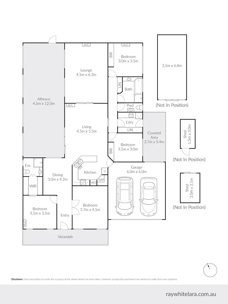 Floorplan of Homely house listing, 10 Galileo Close, Lara VIC 3212