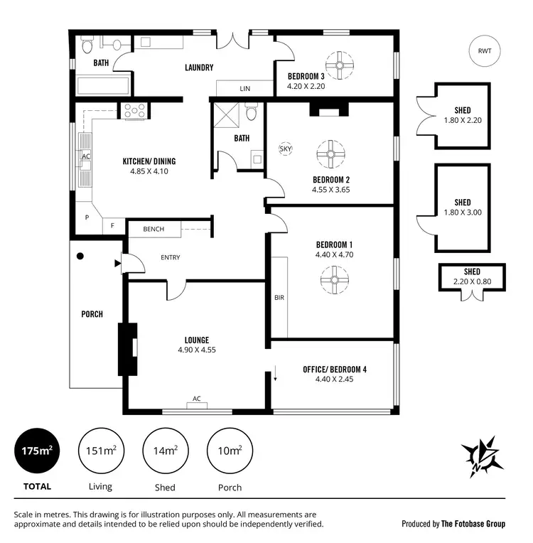 Floorplan of Homely house listing, 110 Princes Highway, Littlehampton SA 5250
