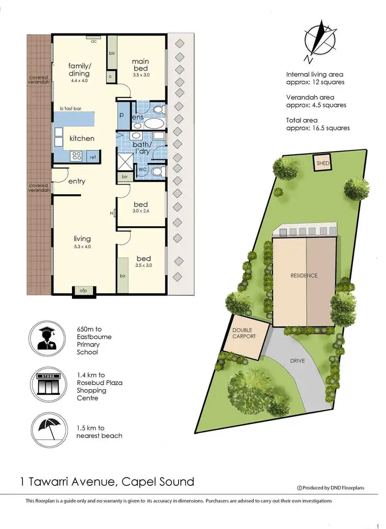 Floorplan of Homely house listing, 1 Tarwarri Avenue, Capel Sound VIC 3940