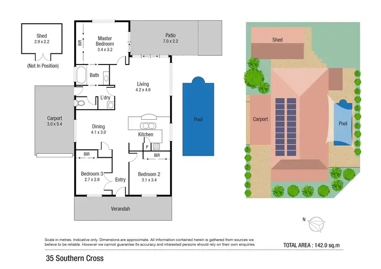 Floorplan of Homely house listing, 35 Southern Cross Circuit, Douglas QLD 4814