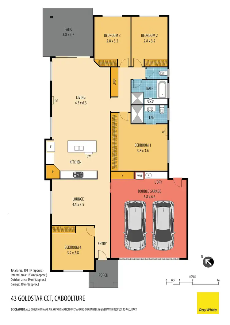 Floorplan of Homely house listing, 43 Goldstar Circuit, Caboolture QLD 4510