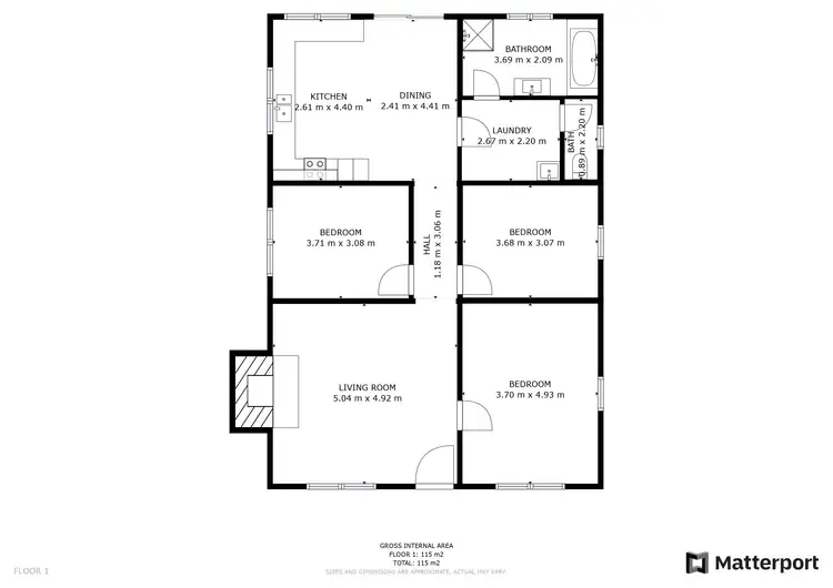 Floorplan of Homely house listing, 150 Cox Road, Koraleigh NSW 2735