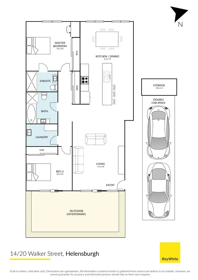 Floorplan of Homely other listing, 14/20 Walker Street, Helensburgh NSW 2508