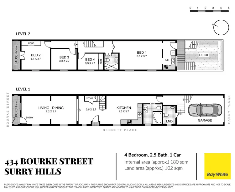 Floorplan of Homely house listing, 434 Bourke Street, Surry Hills NSW 2010