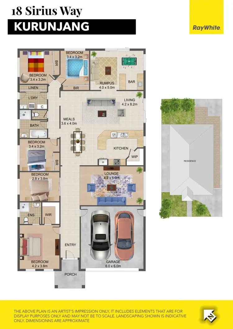 Floorplan of Homely house listing, 18 Sirius Way, Kurunjang VIC 3337