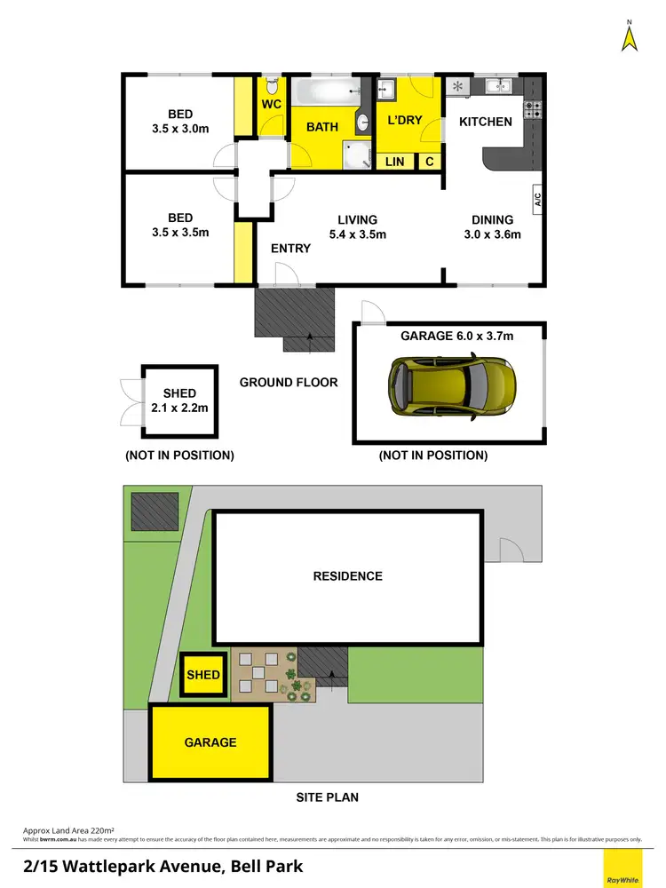 Floorplan of Homely house listing, 2/15 Wattlepark Avenue, Bell Park VIC 3215