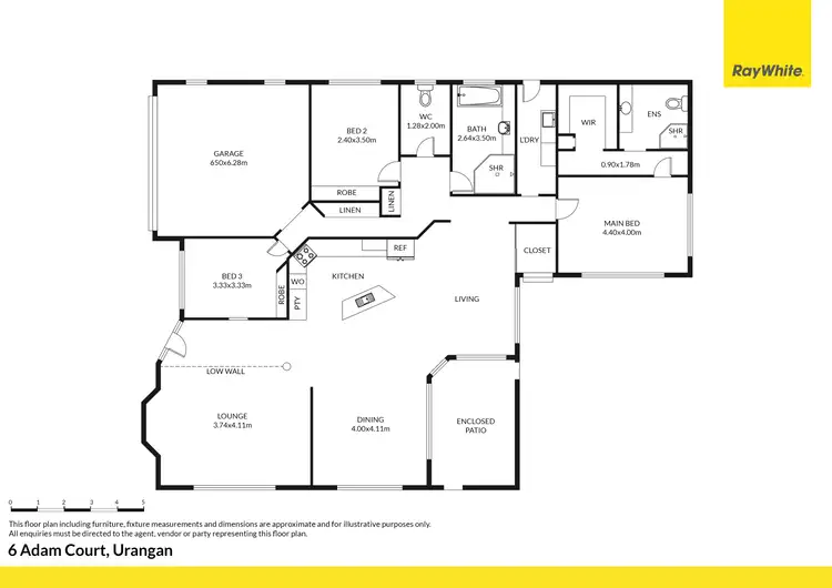 Floorplan of Homely house listing, 6 Adam Court, Urangan QLD 4655