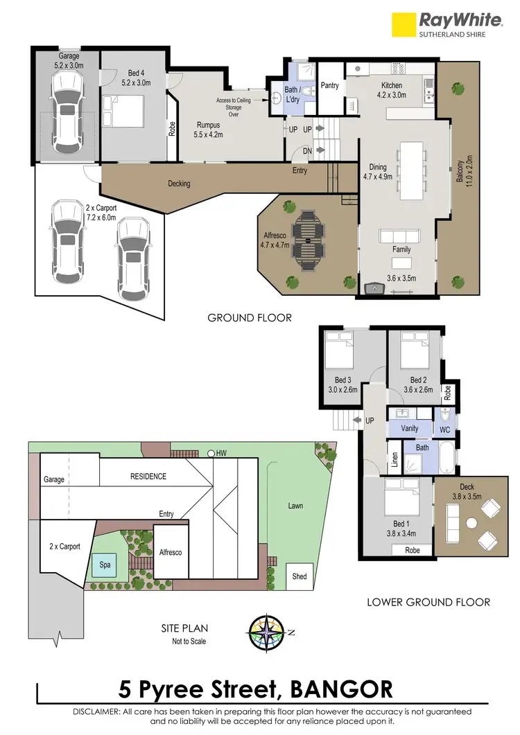 Floorplan of Homely house listing, 5 Pyree Street, Bangor NSW 2234