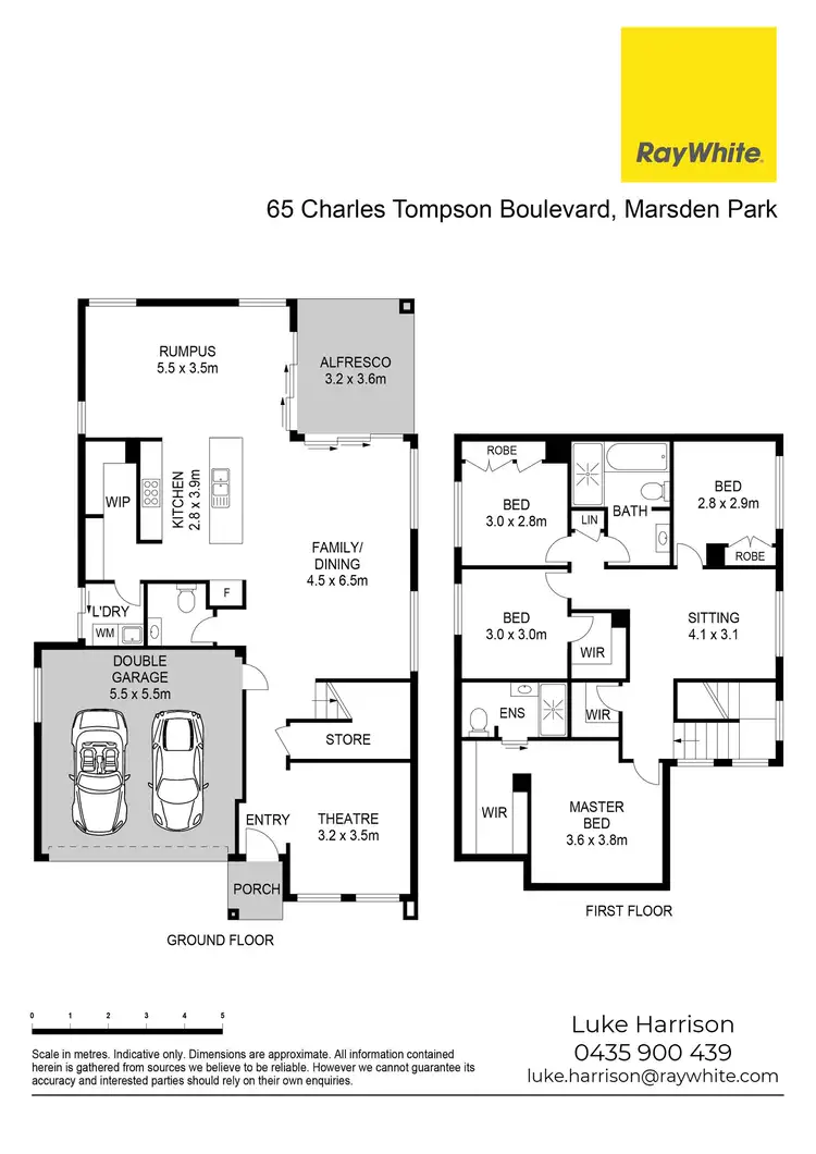 Floorplan of Homely house listing, 65 Charles Tompson Boulevard, Marsden Park NSW 2765