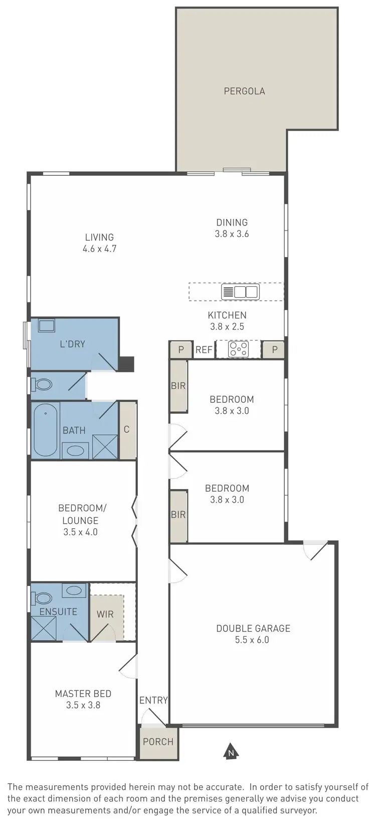 Floorplan of Homely house listing, 8 Mariposa Way, Tarneit VIC 3029