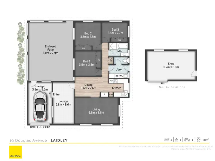 Floorplan of Homely house listing, 19 Douglas Avenue, Laidley QLD 4341