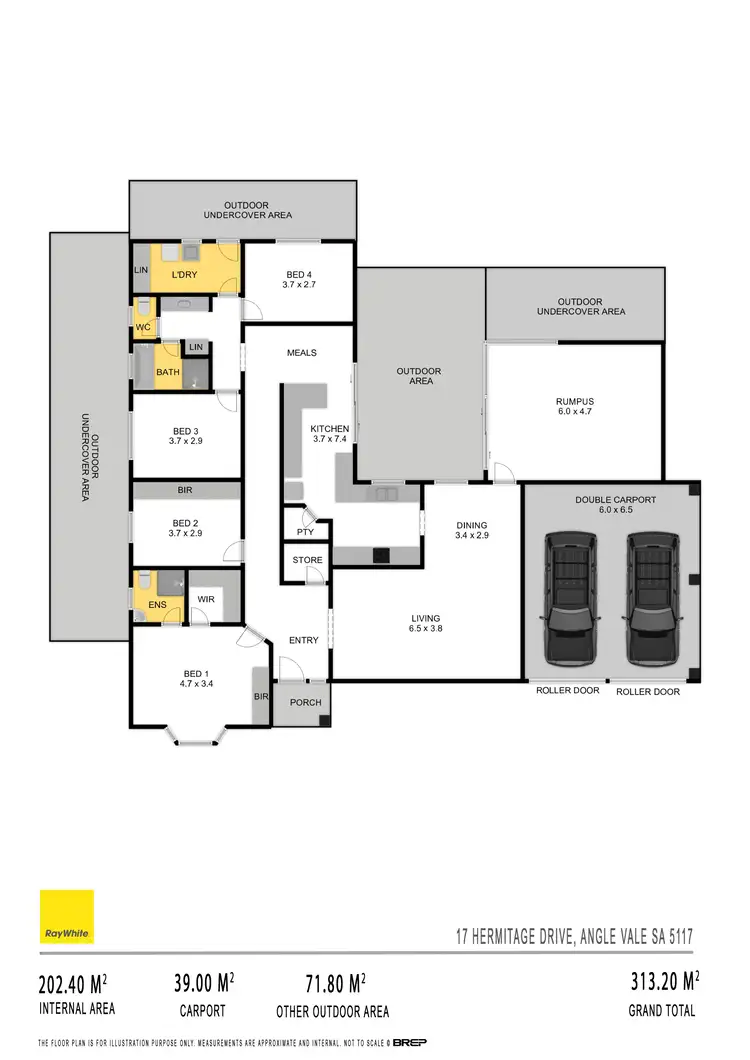 Floorplan of Homely house listing, 17 Hermitage Drive, Angle Vale SA 5117