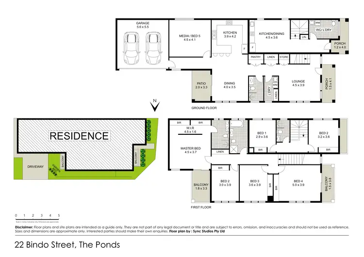 Floorplan of Homely house listing, 22 Bindo Street, The Ponds NSW 2769