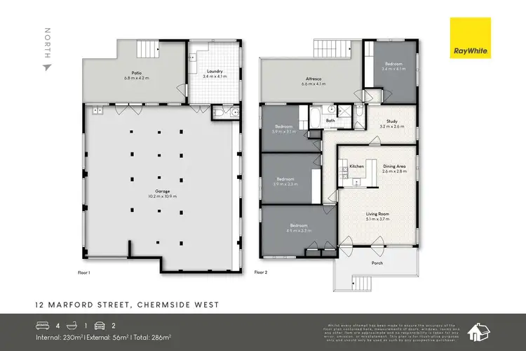 Floorplan of Homely house listing, 12 Marford Street, Chermside West QLD 4032