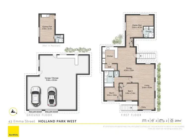 Floorplan of Homely house listing, 43 Emma Street, Holland Park West QLD 4121