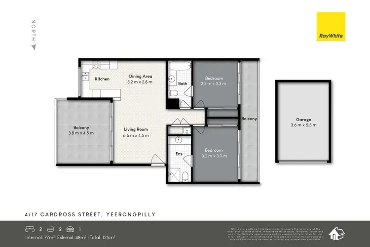 Floorplan of Homely unit listing, 4/17 Cardross Street, Yeerongpilly QLD 4105