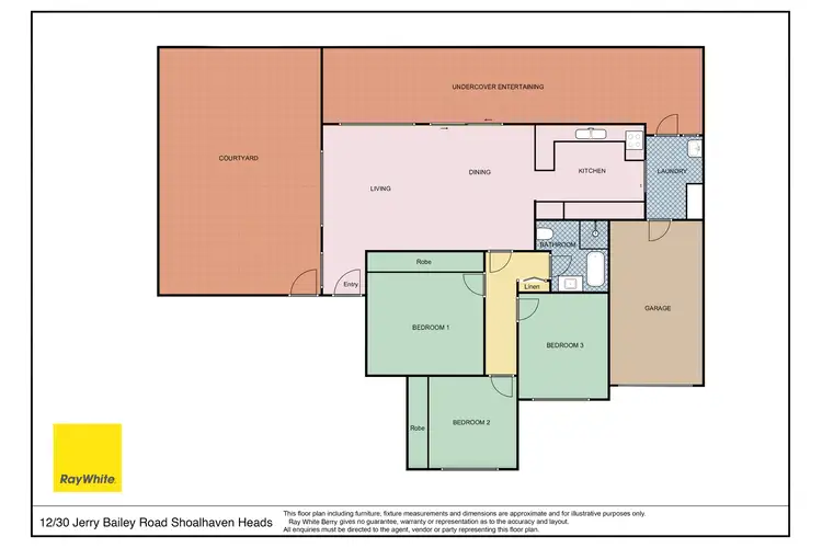 Floorplan of Homely villa listing, 12/30 Jerry Bailey Road, Shoalhaven Heads NSW 2535