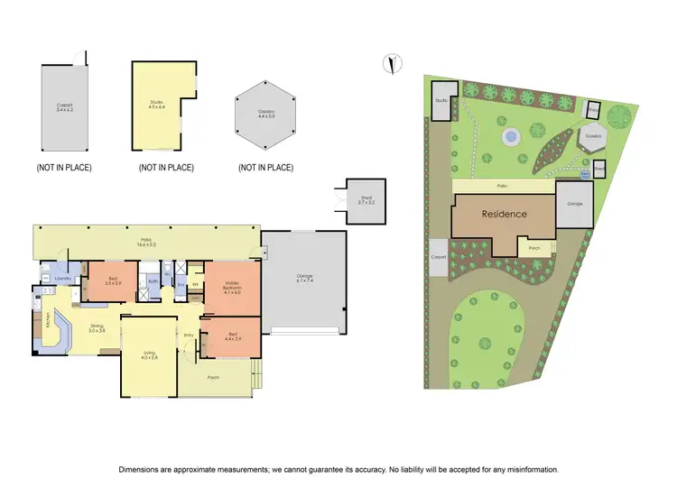 Floorplan of Homely house listing, 4 Cassia Court, Wantirna VIC 3152