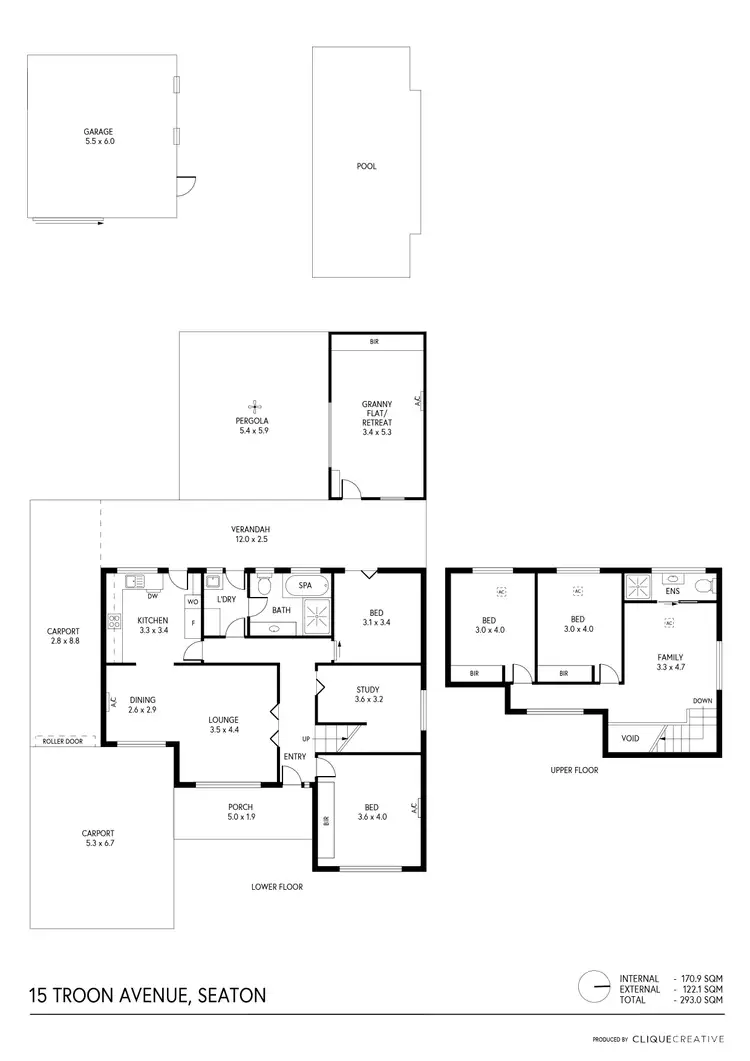 Floorplan of Homely house listing, 15 Troon Avenue, Seaton SA 5023