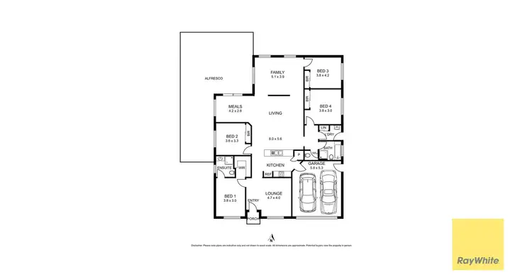 Floorplan of Homely house listing, 32 Meadow Way, Tarneit VIC 3029