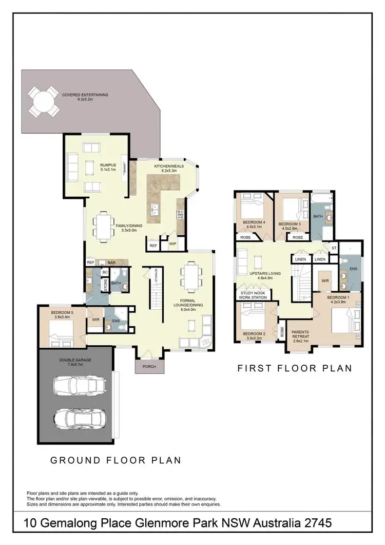 Floorplan of Homely house listing, 10 Gemalong Place, Glenmore Park NSW 2745