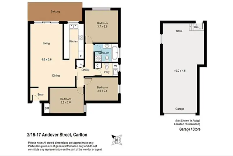 Floorplan of Homely apartment listing, 2/15 Andover Street, Carlton NSW 2218