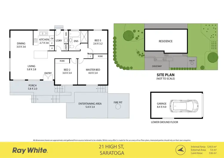 Floorplan of Homely house listing, 21 High Street, Saratoga NSW 2251